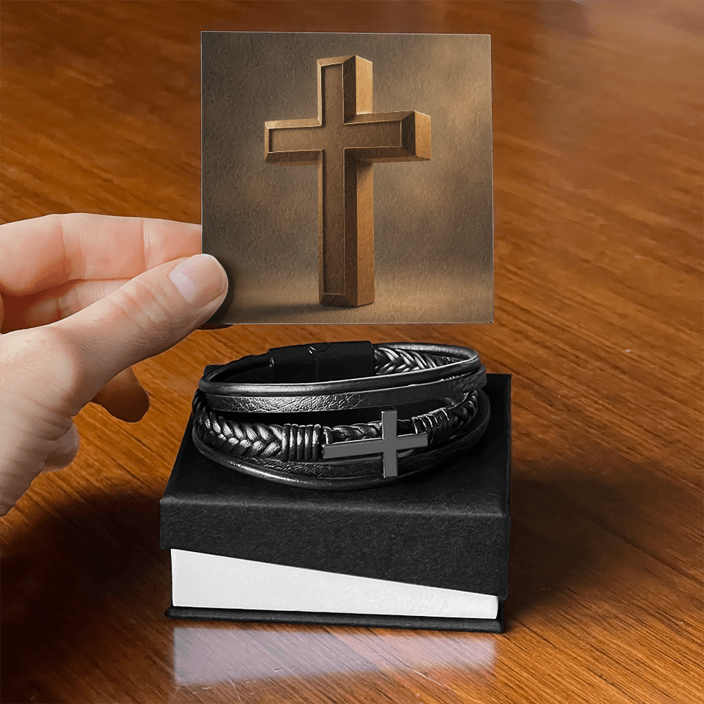 Men's Cross Bracelet