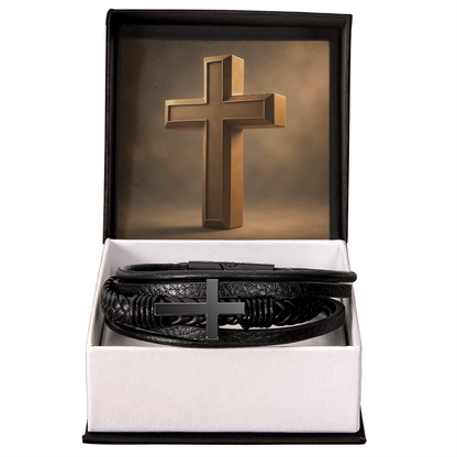 Men's Cross Bracelet