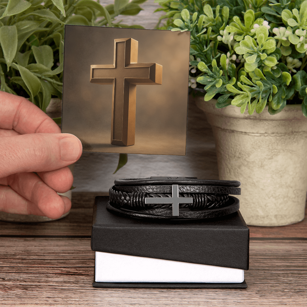 Men's Cross Bracelet