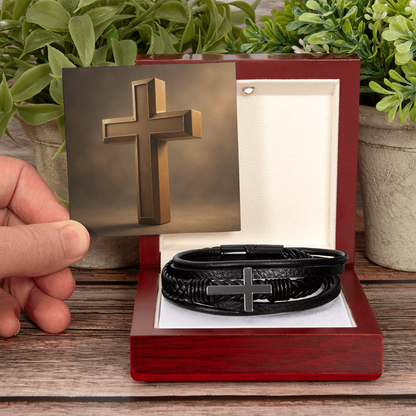 Men's Cross Bracelet