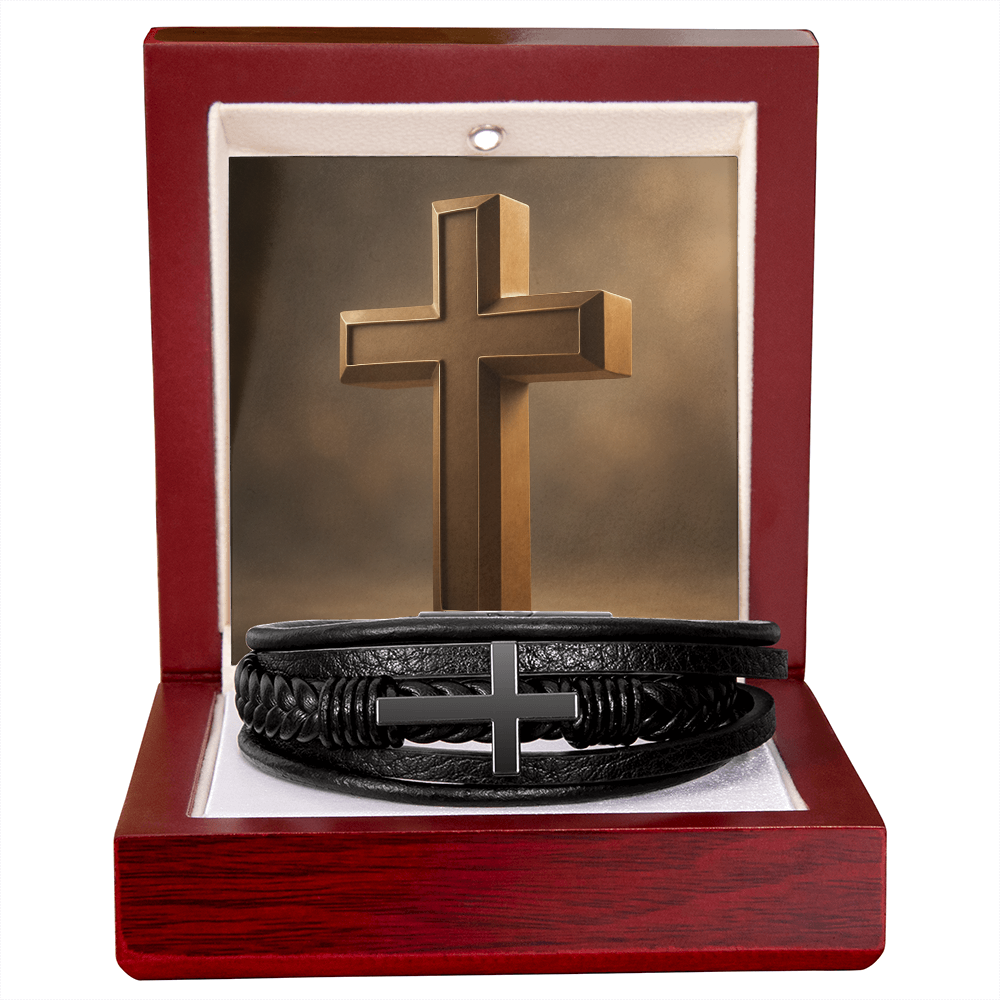 Men's Cross Bracelet