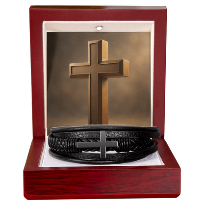 Men's Cross Bracelet